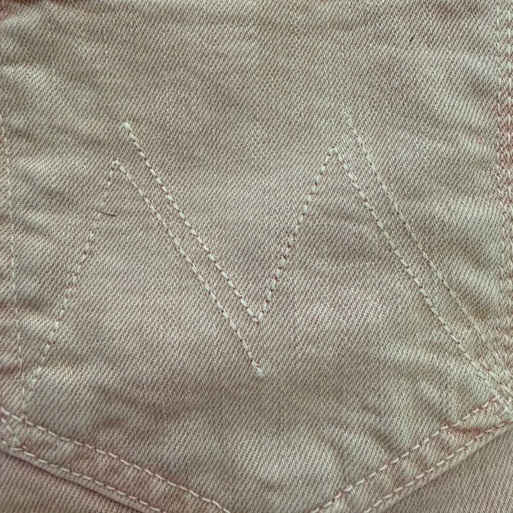 Pink Straight-Leg Jeans Size 24/25 - Picture 4 of 6
